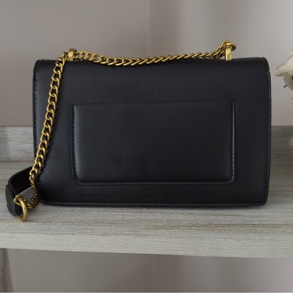 Eclipse (Black) Luxe Handbag with Gold Hardware NWT - Picture 4 of 6